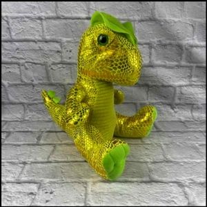 Homerbest Dinosaur Plush Shiny Green Tyrannosaurus Rex Plush